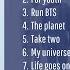 BTS PLAYLIST 2024