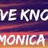 Monica U Should Ve Known Better Lyrics