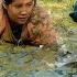 Single Mother And Baby Go Catch Fish In Abandoned Pond Catch A Lot Of Fish