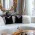 Parisian Luxury Living Room Bold Gold Accents And Timeless Elegance