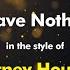 Whitney Houston I Have Nothing Karaoke Version From Zoom Karaoke