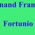 Fernand Francell Fortunio Si Vous Croyez