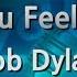 Bob Dylan Make You Feel My Love Karaoke Version