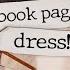 Making A Book Page Dress Walking Library Part One