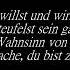 Rammstein Wut Will Nicht Sterben Lyrics