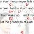 GOODNESS OF GOD Key Of G Lyrics And Chords Praise And Worship Bethel Music