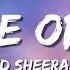 Ed Sheeran Shape Of You Lyrics