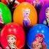 Picking Up Disney Princesses With Rainbow Eggs Seashell On Rock Satisfying Slime ASRM