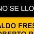 YO NO SE LLORAR OSVALDO FRESEDO ROBERTO RAY 1933 TANGO CANTATO