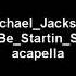 Michael Jackson Wanna Be Startin Somethin Acapella