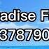 Paradise Falls Roblox ID Roblox Music Code New Version