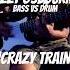 Crazy Train By Ozzy Osbourne Drum Vs Bass Guitar Cover Shorts Guitar Drums