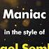 Michael Sembello Maniac Karaoke Version From Zoom Karaoke