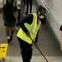 Homeless Man POOPS In MOP Bucket In NYC Subway