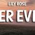 Lily Rose Even After Everything Lyrics