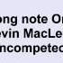 Kevin MacLeod Long Note One