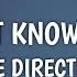 One Direction They Don T Know About Us Lyrics