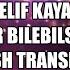 Turkish New Song Elif Kaya Bir Bilebilsen English Translation