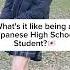 What S It Like Being A Japanese High School Student Interview Japan Japanese Highschool