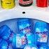 BUNNY CANDY Vs Coca Cola Fanta Hell Pepsi Radler And Mentos In The Toilet