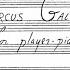 Marc André Hamelin Circus Galop For Player Piano Manuscript Score