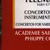 Georg Philipp Telemann 1681 1767 Concertos Pour Instruments Varies