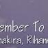 1 HOUR Can T Remember To Forget You Shakira Rihanna Lyrics