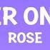 ROSÉ Number One Girl Lyrics