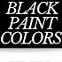 The BEST BLACK PAINT COLORS EVER