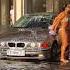 Business Idea Of A Girl Model In A Bikini Erotic Car Wash