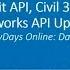 Autodesk DevDays Online 2017 Revit API Civil 3D And InfraWorks Updates