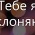 Тебе я поклоняюсь Истины свет моё сердце наполнил Песня слова Караоке