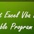 Excel Vba Tutorial Convert An Excel File To An Exe Executable Program