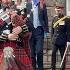 Royal Scots Dragoon Guards And The Fighting Fourth Perform 21 Gun Salute At Edinburgh Castle