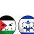 Palestine And Isreal Hold Thier Breathe Countryballs Historyballs Fypシ