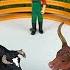 COW VS BULLS BATTLE Jungle Daddy Cow Toys For Kids Schleich Safari Ltd Mojo Farm Animals