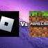 Minecraft Vs Roblox Minecraft Roblox Shorts Games