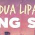 Dua Lipa Training Season Lyrics