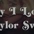 The Way I Loved You Taylor Swift Speed Up Lyrics