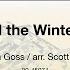 See Amid The Winter S Snow Arr Scott Watson Score Sound