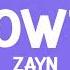 ZAYN PILLOWTALK Lyrics