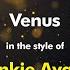 Frankie Avalon Venus Karaoke Version From Zoom Karaoke