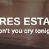 Guns N Roses Don T Cry Español English