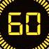 Countdown Timer 60 Seconds Circle Clock And Sound Effects