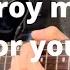 I Destroy Myself For You By Montell Fish Guitar Tabs