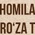 Homilador Ayol Ro Za Tutadimi Shayx Sodiq Samarqandiy