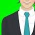 Young Man Speaking Tutor Character Animation 2D Animated Chromahelper Study Greenscreen