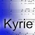 Requiem Introitus Kyrie W A Mozart Alt Hervorgehoben Alto Enhanced