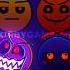 Geometry Dash Silent Difficulty Face Names Ver 4 Neon Geometrydash Art