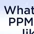 What Does Parts Per Million Ppm Look Like